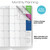 Excello Brands 2-Year Monthly Calendar Pocket Planner - 2027/2028 (Black)