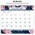 Excello 2027 Monthly Wall/Desk Flip Calendar, 8.5" x 11", Small Navy Floral