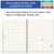 Hardcover Teacher Undated Lesson Plan 7 Period: Days Horizontally Across The Top (Rainbow Gold Marble)