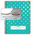 Hardcover Teacher Lesson Plan 6 Period: Days Vertically Down The Side (Gold Dots Turquoise)