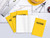 Field Notebook - 3.5"x5.5" - Yellow - Pack of 5