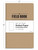 Field Notebook - 5"x8" - Kraft - Pack of 4