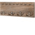 Rustic, Shabby Chic Wall Mounted Hanging Entryway Coatrack Organizer. 24x8