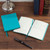 Pocket Journal Notebook 4.25"x5.75" with Elastic Closure Leather Material Pocket Journal Notebook 4.25"x5.75" with Elastic Closure Leather Material
