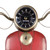 Excello Global Products Wall Mountable Motorcycle Clock, Top View