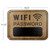 WiFi Password Sign Made from Distressed Weathered Surface Wood