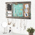 Large Rustic Wall Mounted Shabby Chic Jewelry Organizer: 28"x16" Large Rustic Wall Mounted Shabby Chic Jewelry Organizer: 28"x16"