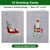 Christmas Greeting Cards - (Packs of 10, Snowman/Tree)