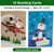 Christmas Greeting Cards - (Packs of 10, Snowman/Tree)