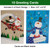 Christmas Greeting Cards - (Packs of 10, Snowman/Tree)