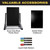 Swinging Chalkboard Sidewalk Sign: 24x36 Black Sign Board & 4 Liquid Chalkboard - EGP-HD-0167-OS Swinging Chalkboard Sidewalk Sign: 24x36 Black Sign Board & 4 Liquid Chalkboard - EGP-HD-0167-OS