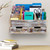 Distressed  Wood Office Desk Organizer