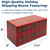 Global Printed Products Holiday Shipping Boxes (Pack of 5 - Traditional Patterns - 6"x6"x6" )