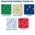 Global Printed Products Holiday Shipping Boxes (Pack of 5 - Traditional Patterns - 6"x6"x6" )