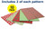 Global Printed Products Holiday Shipping Boxes (Pack of 5 - Traditional Patterns - 6"x6"x6" )