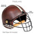 Football Helmet Toilet Paper Holder: Rustic Bathroom Dcor