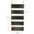 Hanging Chalkboard Sign withConnected Panels & Chains: 32 1/2 x 15 3/4 Hanging Chalkboard Sign withConnected Panels & Chains: 32 1/2 x 15 3/4