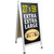 Extra Large Gigantic Sandwich Board Sidewalk Chalkboard Sign: 59"x27" Extra Large Gigantic Sandwich Board Sidewalk Chalkboard Sign: 59"x27"