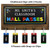 5 PVC Hall Passes with Chalkboard Holder