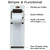 Wall Mounted Note Paper Dispenser with a 160 foot roll of paper included