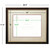 Excello Global Products Photo Document Frame: 11" x 14" with Double Mat Graduation Diploma Certificate Holder Wall Frame