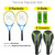 Xcello Sports 2-Player Aluminum Tennis Racket Set - Includes Two Rackets. Six All Court Balls, and Two Carry Cases - Available in 23" or 27" Xcello Sports 2-Player Aluminum Tennis Racket Set - Includes Two Rackets. Six All Court Balls, and Two Carry Cases - Available in 23" or 27"