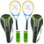 Xcello Sports 2-Player Aluminum Tennis Racket Set - Includes Two Rackets. Six All Court Balls, and Two Carry Cases - Available in 23" or 27" Xcello Sports 2-Player Aluminum Tennis Racket Set - Includes Two Rackets. Six All Court Balls, and Two Carry Cases - Available in 23" or 27"