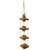 Excello Global Products Rustic 4-Tier Wooden Hanging Planter with Distressed Finish - Farmhouse Style. Comes with 4 Terracotta Pots, Ready for Hanging. Excello Global Products Rustic 4-Tier Wooden Hanging Planter with Distressed Finish - Farmhouse Style. Comes with 4 Terracotta Pots, Ready for Hanging.