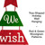 Hanging Christmas Tree Sign - We Wish You A Merry Christmas (Red/Green) Hanging Christmas Tree Sign - We Wish You A Merry Christmas (Red/Green)