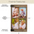 Hinged Barndoor 4x6 Collage Photo Frame (Rustic Brown)