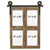 Wheeled Barndoor Collage Frame - Holds Four 4x6" Photos Wheeled Barndoor Collage Frame - Holds Four 4x6" Photos