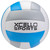 Volleyball Assorted Graphics with Pump Blue/Grey/White, Blue/Pink/White