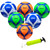 Soccer Balls with Assorted Colors with Pump