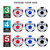 Soccer Ball Size 3 Assorted Graphics (Navy, Black, Red) with Pump (Pack of 12)