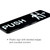 Push/Pull 9x3" Plastic Business Sign 4-Pack, Black and White Push/Pull 9x3" Plastic Business Sign 4-Pack, Black and White