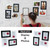 Black and White 4x6" Collage Frame - Holds 4 4x6" Photos (2 Pack) Black and White 4x6" Collage Frame - Holds 4 4x6" Photos (2 Pack)