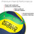 Xcello Sports Volleyball Assorted Graphics with Pump Green, Navy, Yellow and Blue, Yellow, White