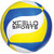 Xcello Sports Volleyball Assorted Graphics with Pump Green, Navy, Yellow and Blue, Yellow, White