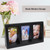 Wood Collage Picture Frame - Holds Three 4x6" Photos (Black) Wood Collage Picture Frame - Holds Three 4x6" Photos (Black)