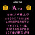 A-Frame Letter Board Pink Letter Set