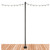 Premium String Light Poles - Extends to 10 Feet – Deck Mount (Wood/Concrete) - Available in a 1 Pack, 2 Pack or 4 Pack