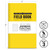 Elan Publishing Company Indestructible Field Notebook/Journal - 5"x8" - Yellow Cover - Lined Memo Book - Pack of 3