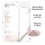 6" x 9" Vertical Meal Planner - Soft Pink Floral  6" x 9" Vertical Meal Planner - Soft Pink Floral