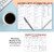 8.5” x 11” Horizontal Meal Planner - Peach & Pink Floral  8.5” x 11” Horizontal Meal Planner - Peach & Pink Floral
