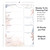 6" x 9" Vertical To-Do List - Soft Pink Floral 6" x 9" Vertical To-Do List - Soft Pink Floral
