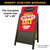 24x36 Chalkboard Coroplast Combo A-Frame – Brown or Black