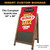 24x36 Chalkboard Coroplast Combo A-Frame – Brown or Black