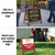 A-Frame Combo, Chalkboard and Coroplast Poster Holder, 18x24, Rustic Brown