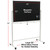 Reversible Rolling Magnetic Chalkboard - 48"x32" (White Frame) Reversible Rolling Magnetic Chalkboard - 48"x32" (White Frame)