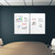 40" x 60" Wall Mounted Split Folding Whiteboard 40" x 60" Wall Mounted Split Folding Whiteboard